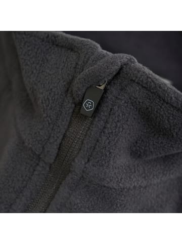 Color Kids Strickfleece-Pullover COFleece in Dunkelgrau