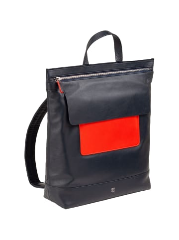 DuDu Oslo Daypack Leder 39 cm navy
