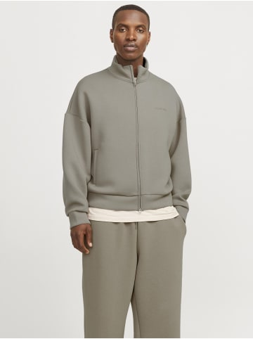Jack & Jones Sweatshirt mit Reißverschluss in Silver Sage