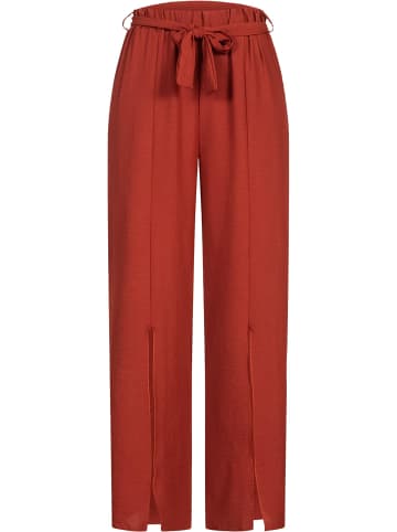 Cloud5ive Cloud5ive Sommerhose mit seitlich. Schlitzen und Bindegürtel in brown