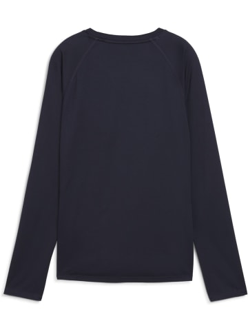 Puma T-Shirt "W CROSS THE LINE Longsleeve 3.0" in Blau