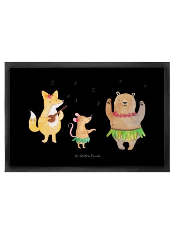 Mr. & Mrs. Panda fußmatte Waldtiere Aloha ohne Spruch in Schwarz