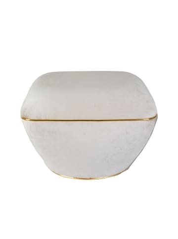 Kayoom Hocker Contessa 125 in taupe - gold