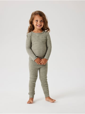 name it Wollleggings NMNWAX WOOL RIB LEGGING in dried sage