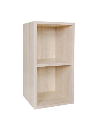 FineBuy Bücherregal in Grau / Spanplatte / 30x30x60