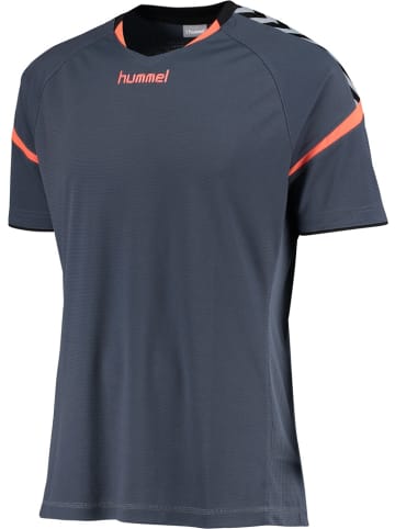 Hummel Kinder Trikot "Auth. Charge Ss Poly Jersey" in Blau