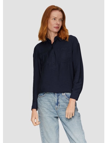 s.Oliver Bluse langarm in Blau