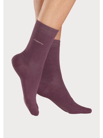 LASCANA Basicsocken in altrosa, beere, petrol, grün, marine, anthrazit