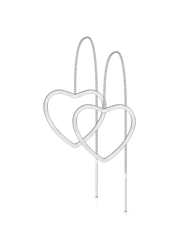 Bungsa Ohrstecker in Silber