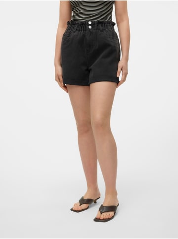 Vero Moda Jeans-Shorts in Black Denim