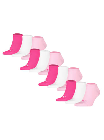 Puma Socken 12er Pack in Pink/Weiß/Rosa