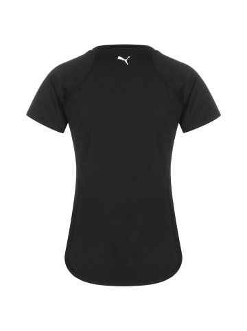 Puma Trainingsshirt Fit Logo in schwarz / weiß
