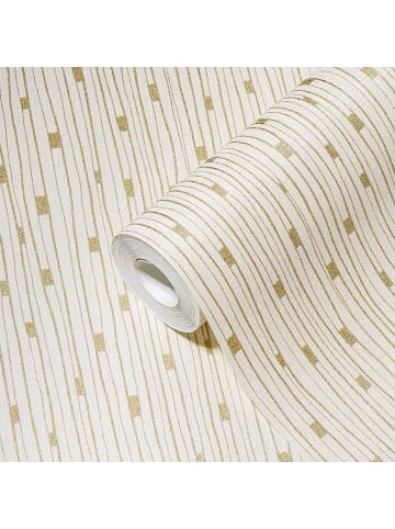 A.S. Création Tapete Linear Dots in Sandbeige