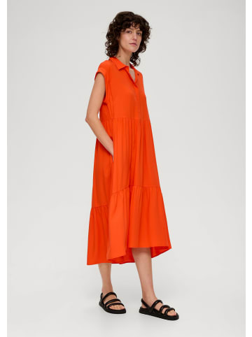 s.Oliver Kleid lang in Orange