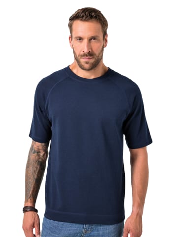 JP1880 Kurzarm T-Shirt in navy blau