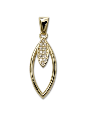 GoldDream Anhänger Gold 333 Gelbgold - 8 Karat Ovale Kettenanhänger