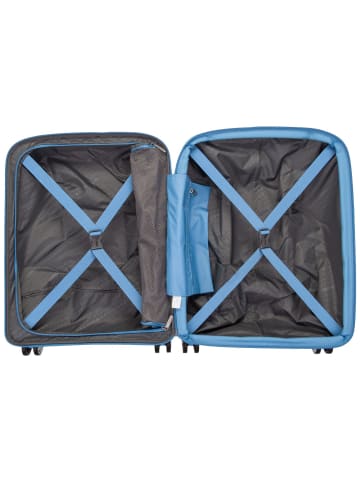 American Tourister Trolley Starvibe Spinner 55 EXP in Tranquil Blue