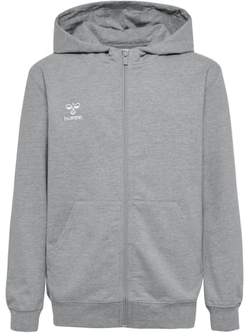 Hummel Reißverschluss Jacke Hmlgo Kinder in GREY MELANGE