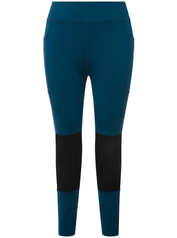Ulla Popken Leggings in dunkles petrol
