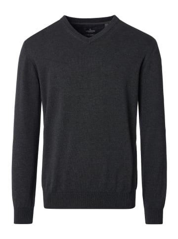 Casa moda Pullover Basic in Dunkelgrau