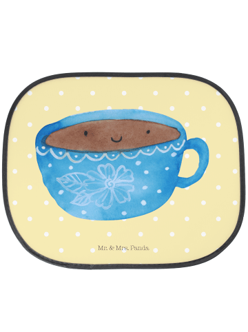 Mr. & Mrs. Panda Sonnenschutz Auto Kaffee Tasse ohne Spruch in Gelb Pastell