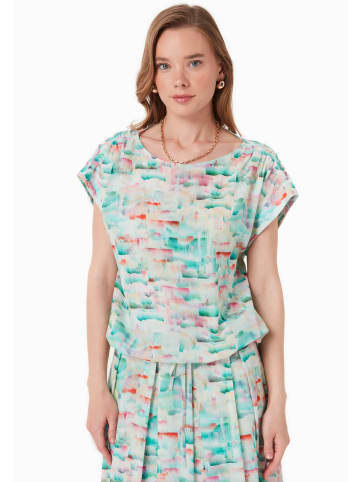 Organication Bluse "WOR19111" in Brushed-Effekt