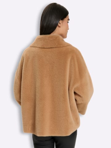 Heine Fellimitat-Jacke in camel