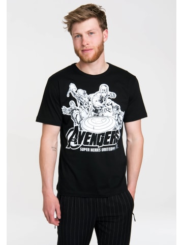Logoshirt T-Shirt Avengers - Marvel - Heroes United in schwarz