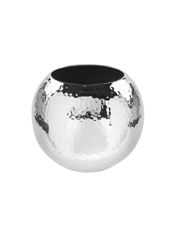Fink Vase "Moon" in Silber - H. 13 cm - D. 16 cm