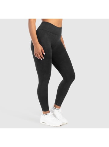 SMILODOX Leggings Yune Seamless Scrunch in Acid Schwarz