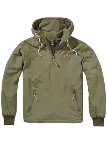 Brandit Jacke "Luke Windbreaker" in Grün