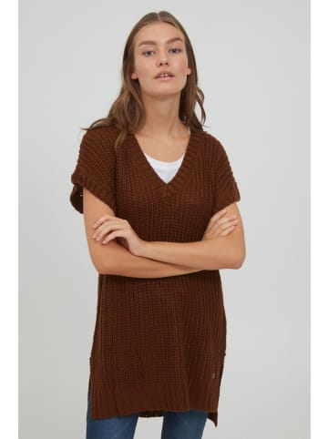 Oxmo Strickpullover OXLene in Braun