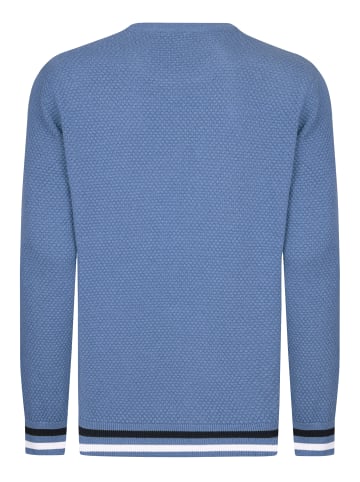 Felix Hardy Rundhals Baumwollpullover in Indigo