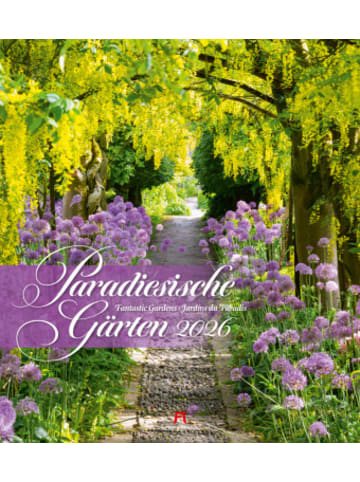 Ackermann Kunstverlag Kalender - Paradiesische Gärten Kalender 2026