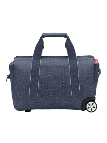 Reisenthel Allrounder 2-Rollen Kabinentrolley 41 cm in herringbone dark blue