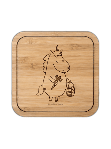 Mr. & Mrs. Panda Coaster Einhorn Vegan ohne Spruch in Transparent