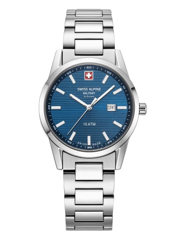 Swiss Alpine Military by Grovana Analoguhr für Damen in silber