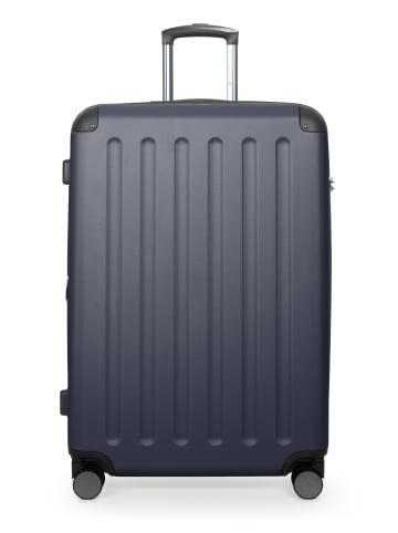 Hauptstadtkoffer Spree - Großer Koffer erweiterbar XL Trolley Aufgabegepäck, TSA, in Dunkelblau