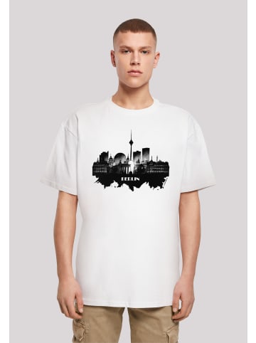 F4NT4STIC T-Shirt Cities Collection - Berlin skyline in weiß