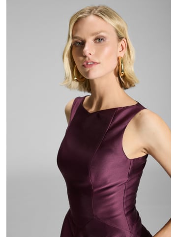 SWING Abendkleid in aubergine - 0003