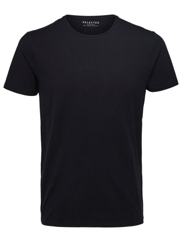 SELECTED HOMME T-Shirt NEW PIMA in Schwarz