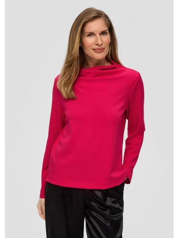 s.Oliver BLACK LABEL Sweatshirt langarm in Pink