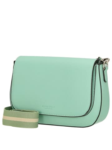 Seidenfelt Lian - Umhängetasche 23 cm (fuchsia) in fresh turquoise