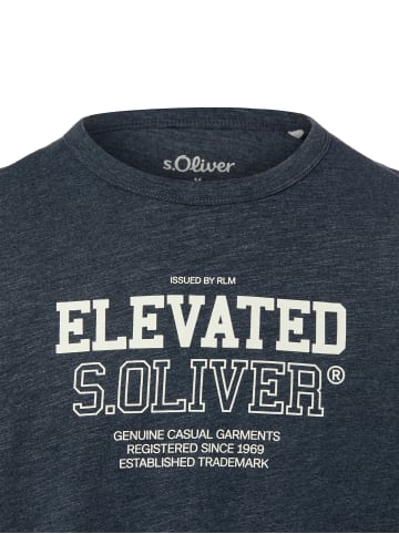 s.Oliver Shirt in anthrazit weiß - 0002