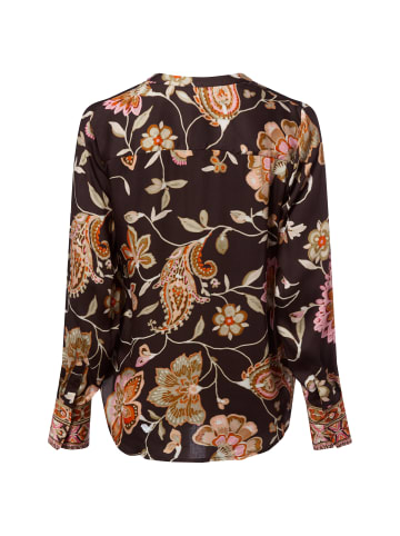 EMILY VAN DEN BERGH  Bluse in mocca mehrfarbig - 0001