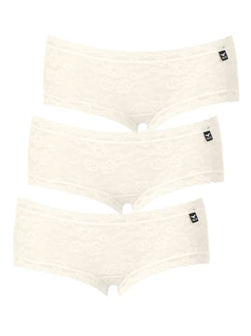 Like It 3er Pack Panty in ivory