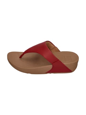 fitflop Zehentrenner LULU LEATHER TOE POST in rot