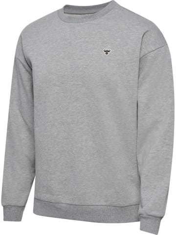 Hummel Hoodie "Hmlloose Crewneck Bee" in Grau