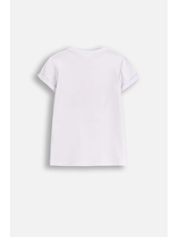 Coccodrillo T-Shirt mit kurzen Ärmeln in weiß