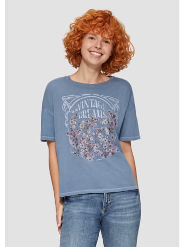 QS T-Shirt in 54D0_hellblau